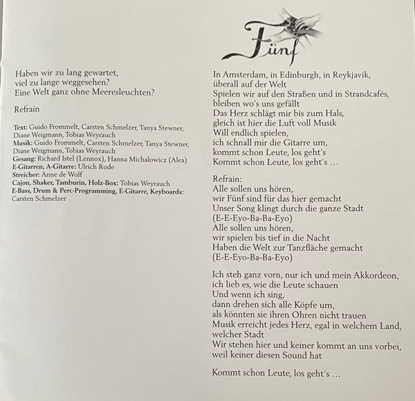 Tanya Stewner, Guido Frommelt : Alea Aquarius - Die Songs (CD)