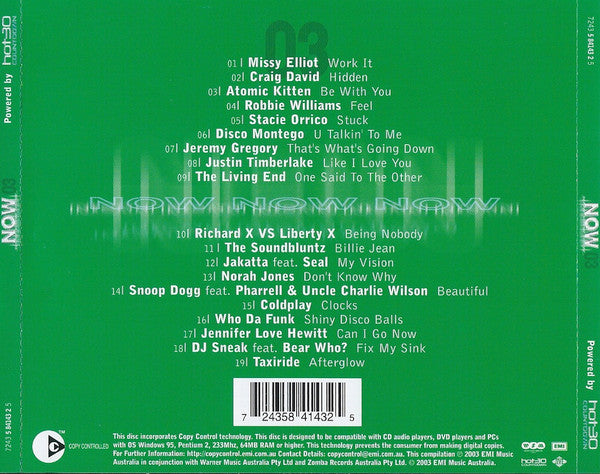 Various : Now 03 (CD, Comp, Copy Prot.)
