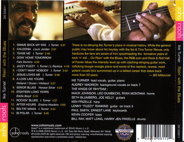 Ike Turner : Risin' With The Blues (CD, Album)