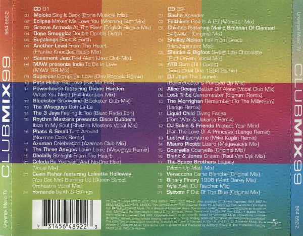 Various : Clubmix 99 (2xCD, Mixed, Car)