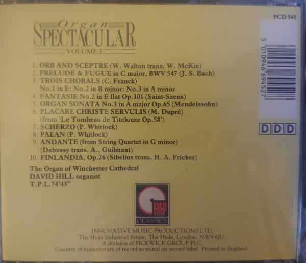 Various : Organ Spectacular Volume II  (CD, Comp)