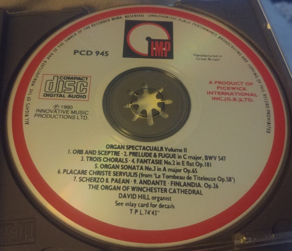Various : Organ Spectacular Volume II  (CD, Comp)