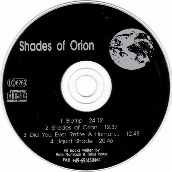 Shades Of Orion : Shades Of Orion (CD, Album, Ltd)