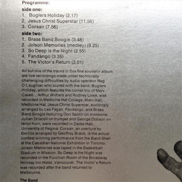 Footscray-Yarraville City Band : Victors Return (LP, Gat)