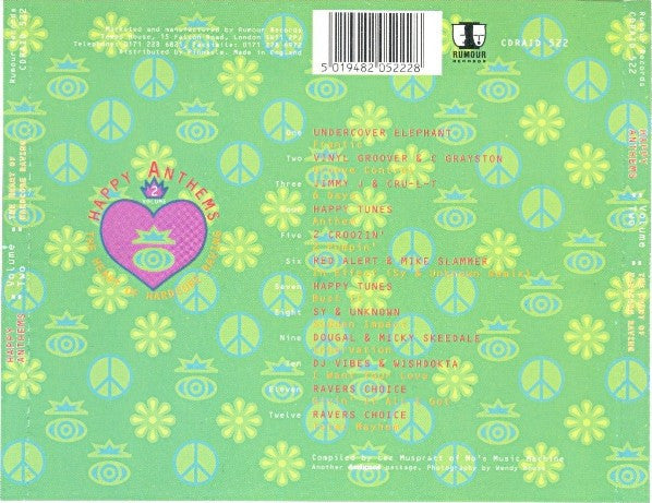 Various : Happy Anthems Volume 2 - The Heart Of Hardcore Raving (CD, Comp)