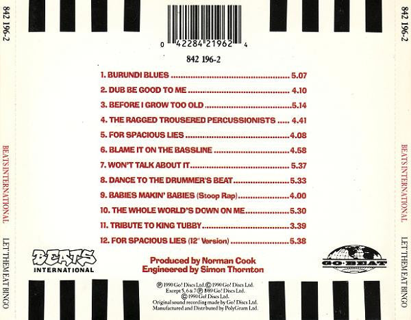 Beats International : Let Them Eat Bingo (CD, Album)