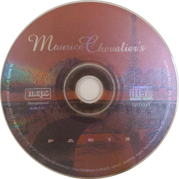 Maurice Chevalier : Maurice Chevalier's Paris (CD, Comp)