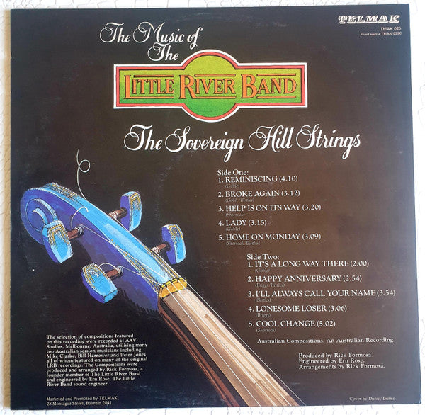 The Sovereign Hill Strings : The Music of The Little River Band  (LP, Album)