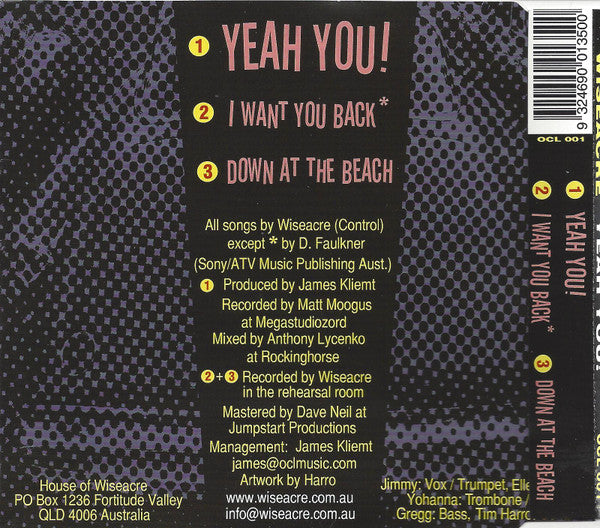 Wiseacre (2) : Yeah You! (CD, Single)