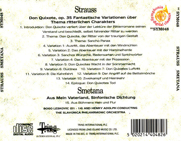 Richard Strauss  -  Bedřich Smetana : Strauss - Smetana (CD, Album)