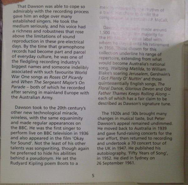 John McCormack (2), Richard Tauber, Peter Dawson : Golden Voices Of Yesteryear (3xCD, Comp)