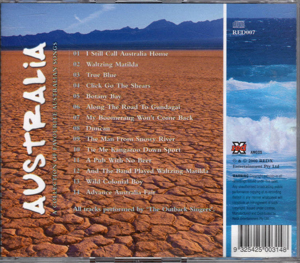The Outback Singers : Australia: A Collection Of Favourite Australian Songs (CD, Comp)