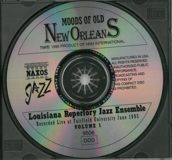 Louisiana Repertory Jazz Ensemble* : Moods Of Old New Orleans Vol.1 (CD, Album, Bin)