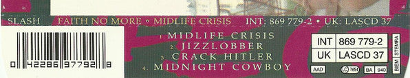 Faith No More : Midlife Crisis (CD, EP, Single, M/Print, S/Edition)
