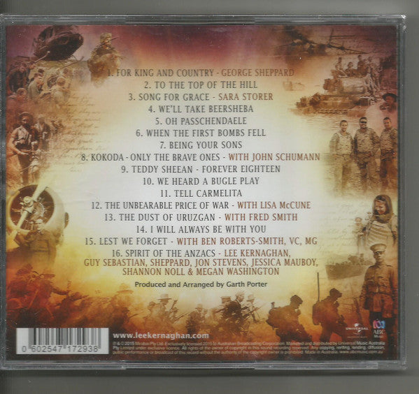 Lee Kernaghan : Spirit Of The Anzacs (CD, Album)