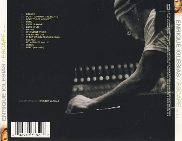 Enrique* : Escape (CD, Album, Uni)
