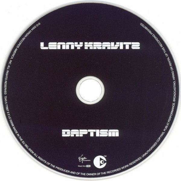 Lenny Kravitz : Baptism (CD, Album, Copy Prot.)