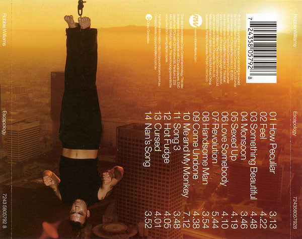 Robbie Williams : Escapology (CD, Album, Copy Prot.)