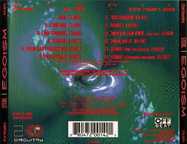 Steril (2) : Egoism (CD, Album)