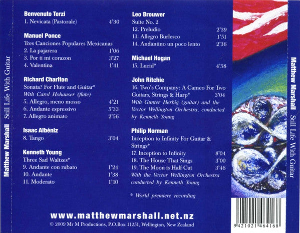 Matthew Marshall : Still Life With Guitar (CD, Album)