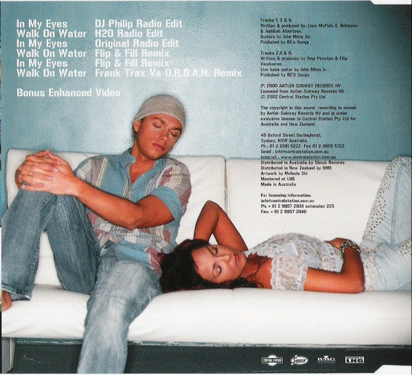 Milk Inc. : In My Eyes / Walk On Water (CD, Single, Enh)