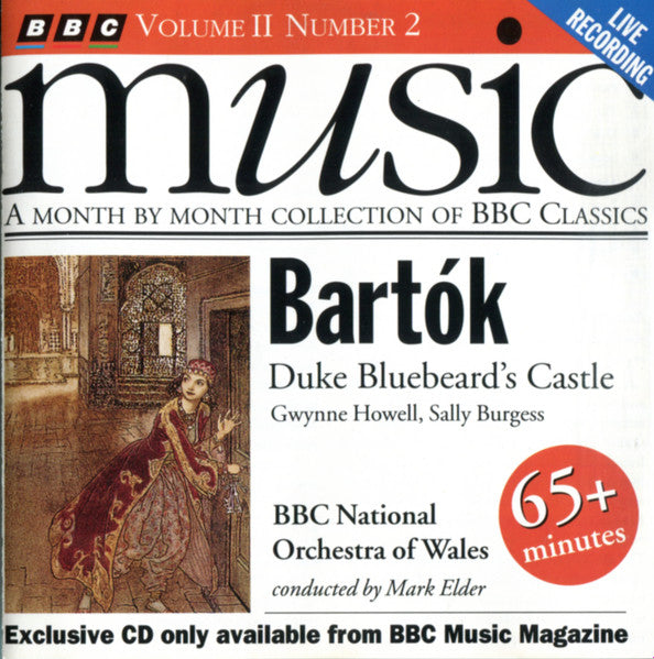 Bartók* – Gwynne Howell, Sally Burgess, BBC National Orchestra Of Wales Conducted By Mark Elder (2) : Duke Bluebeard's Castle (CD)