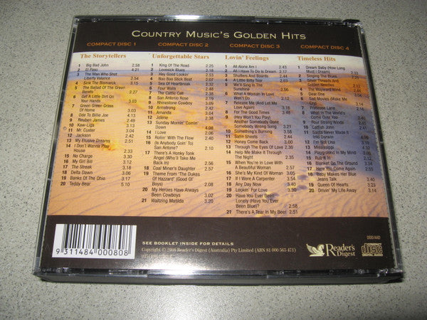 Various : Country Music's Golden Hits (4xCD, Comp)