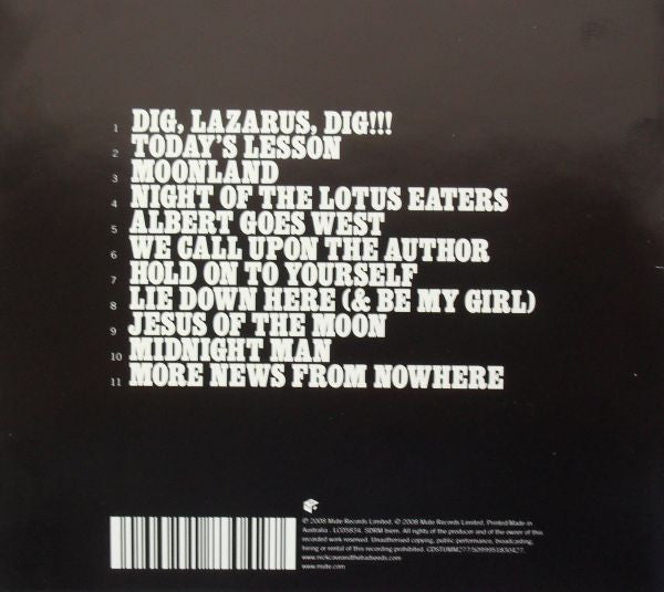 Nick Cave & The Bad Seeds : Dig, Lazarus, Dig!!! (CD, Album)