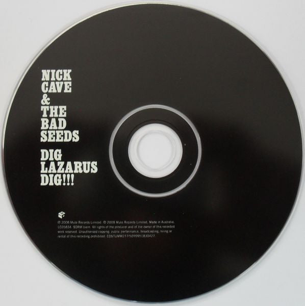 Nick Cave & The Bad Seeds : Dig, Lazarus, Dig!!! (CD, Album)