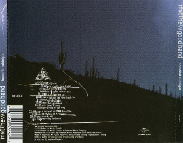 The Matthew Good Band : Beautiful Midnight (CD, Album)