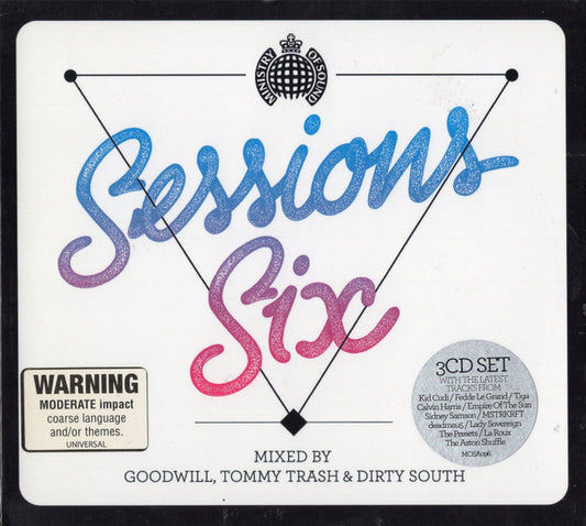 Goodwill / Tommy Trash / Dirty South (2) : Sessions Six (3xCD, Comp, Mixed)