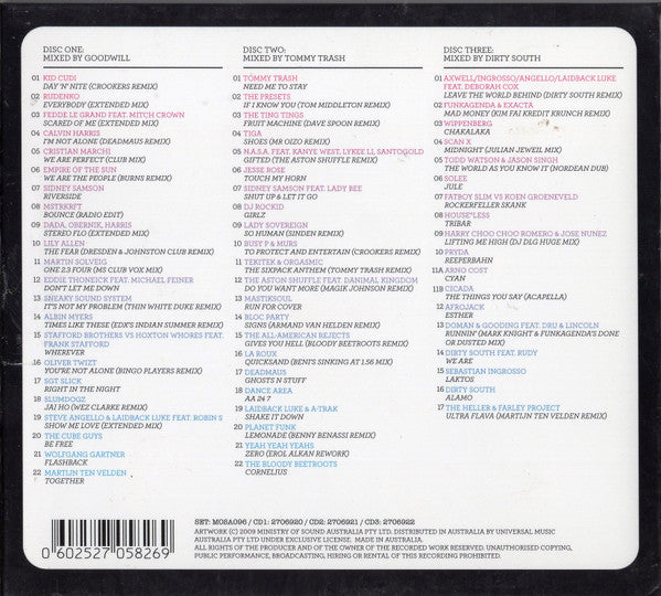 Goodwill / Tommy Trash / Dirty South (2) : Sessions Six (3xCD, Comp, Mixed)