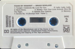 Bruce Rowland (2) : Piano By Request (Cass, Album)