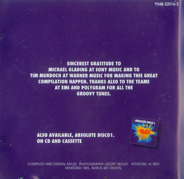 Various : Absolute Disco 2. (CD, Comp)