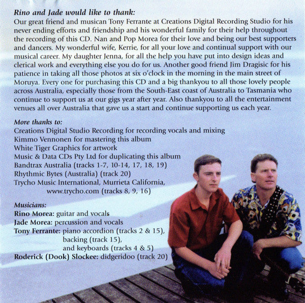 Rino Morea & Jade Morea : Talk Of The Town (CD, Album)
