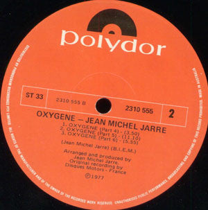 Jean-Michel Jarre : Oxygene (LP, Album)
