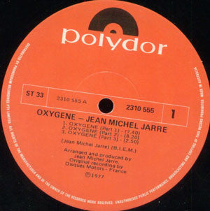 Jean-Michel Jarre : Oxygene (LP, Album)