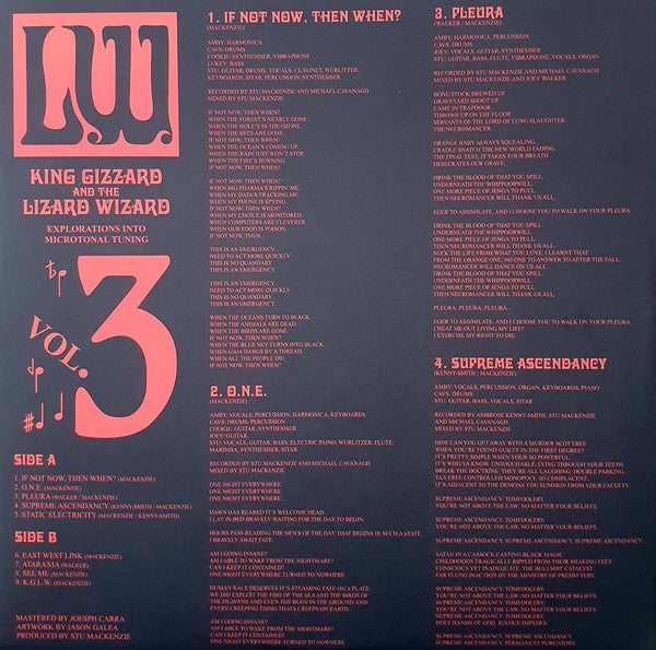 King Gizzard And The Lizard Wizard : L​.​W.  (Explorations Into Microtonal Tuning Volume 3) (LP, Album, Rec)