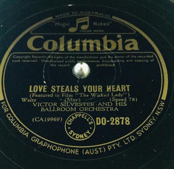 Victor Silvester : Wait And See / Love Steals Your Heart (Shellac, 10")