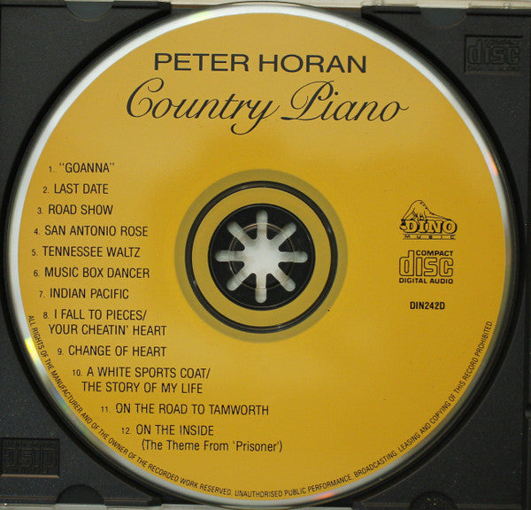 Peter Horan (2) : Country Piano (CD, Album)