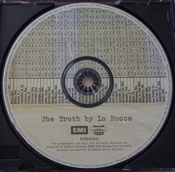 La Rocca (2) : The Truth (CD, Album, Promo)
