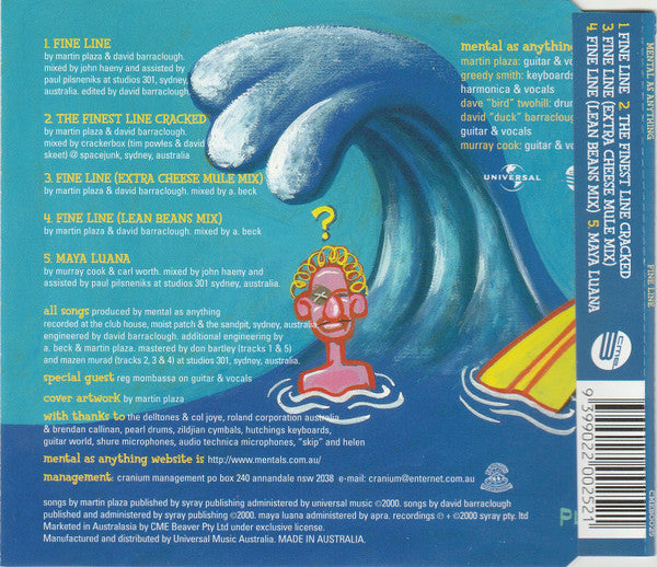 Mental As Anything : Fine Line (CD, EP)