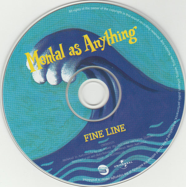 Mental As Anything : Fine Line (CD, EP)