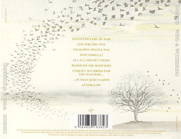 Genesis : Wind & Wuthering (CD, Album, RE, RM, Med)