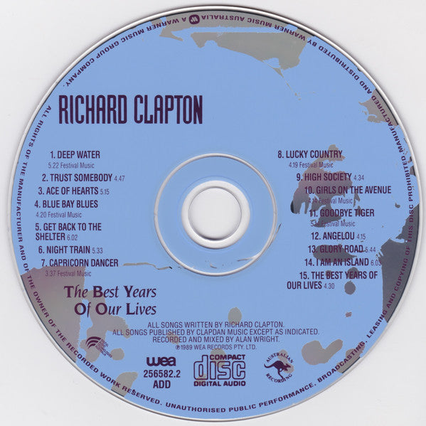 Richard Clapton : The Best Years Of Our Lives (CD, Album, RE)