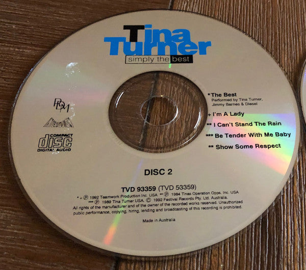 Tina Turner : Simply The Best (CD, Comp, S/Edition + 2xCD)