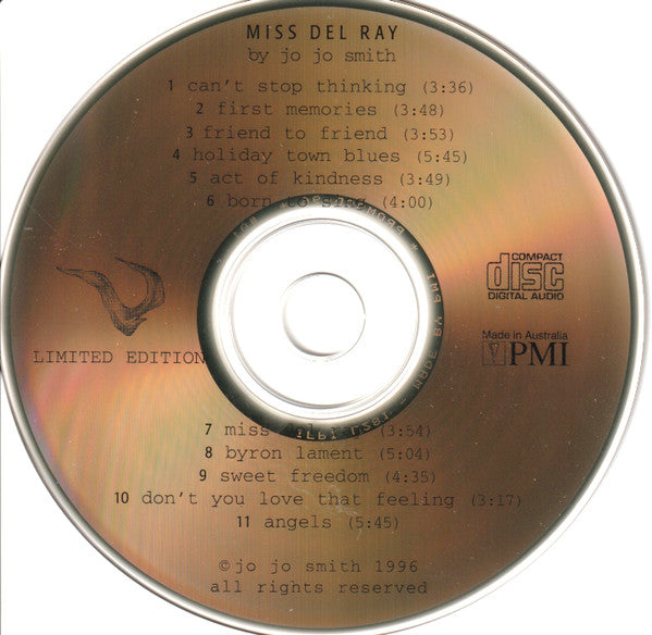 Jo Jo Smith : Miss Del Ray (CD, Album, Ltd)