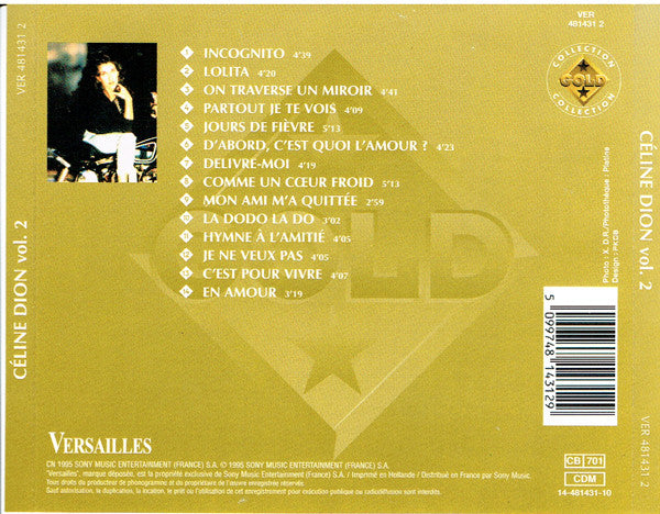 Céline Dion : Gold Vol.2 (CD, Comp)