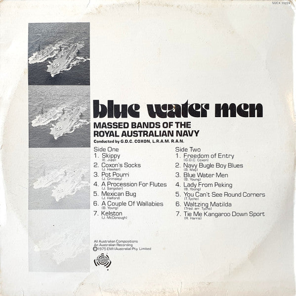 Massed Bands Of The Royal Australian Navy* : Blue Water Men (LP)