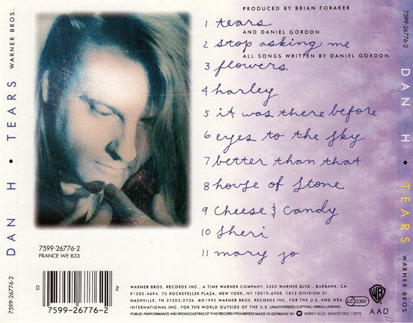 Dan H (2) : Tears (CD, Album)